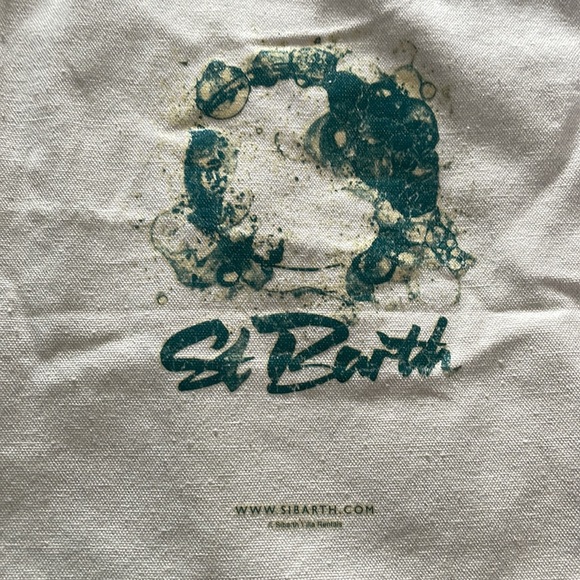 St Barth drawstring canvas pouch - Picture 4 of 5